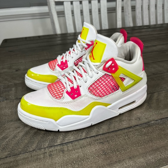 Lemon Venom Neon Green And Pink Jordans Jordan Retro GS 'Lemon Venom'